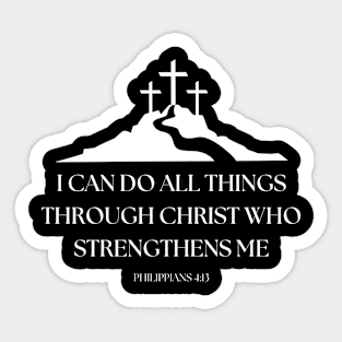 PHILIPPIANS 4:13 Sticker